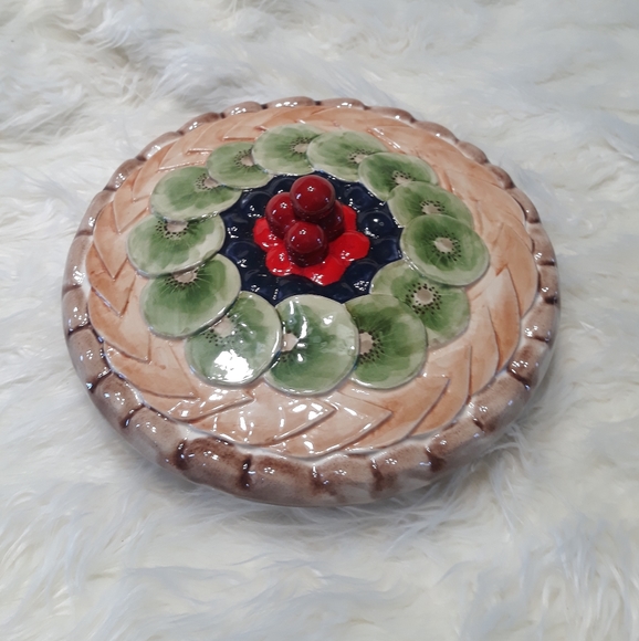 Vintage Made in Portugal Tart Pie Keeper